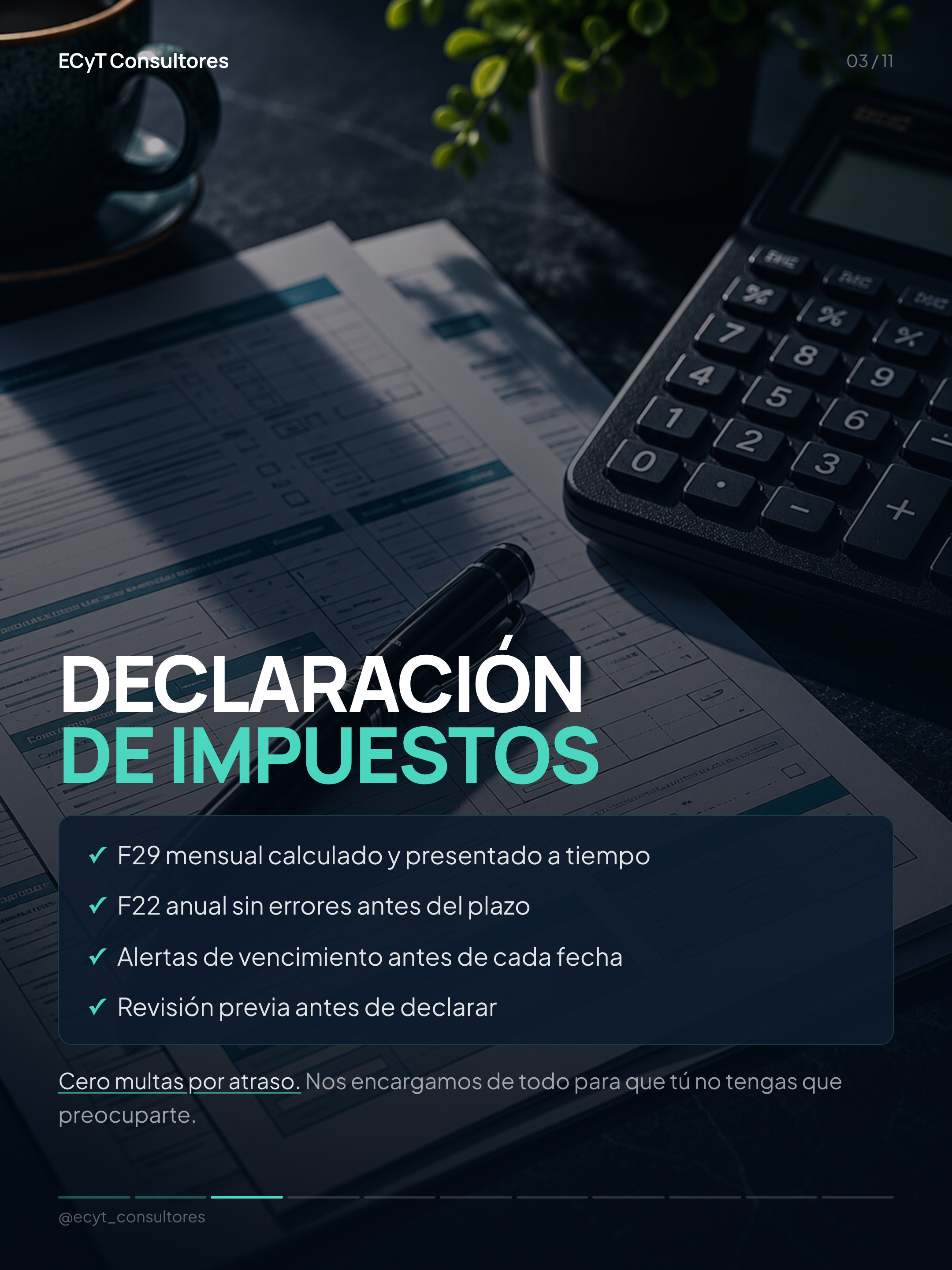 Declaración de Impuestos — ECyT Consultores