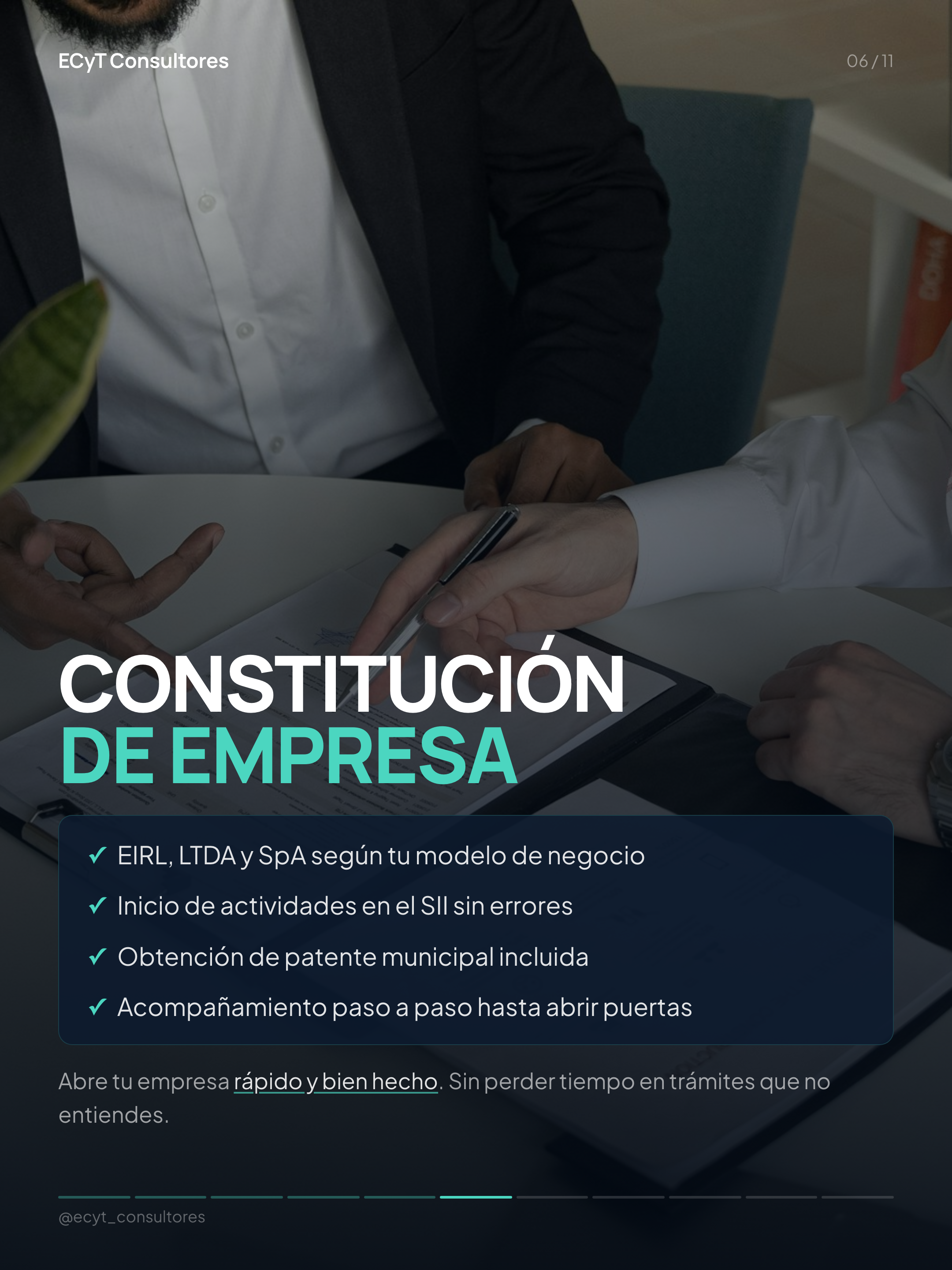 Constitución de Empresa — ECyT Consultores